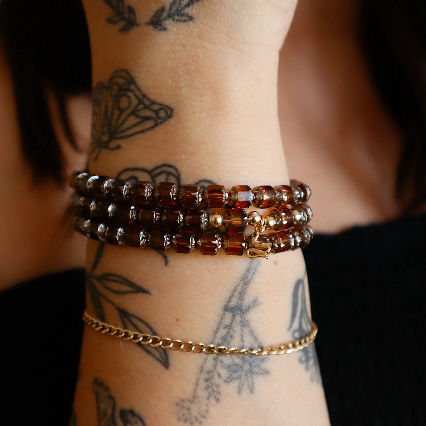 Binx Amber Cathedral Stacker