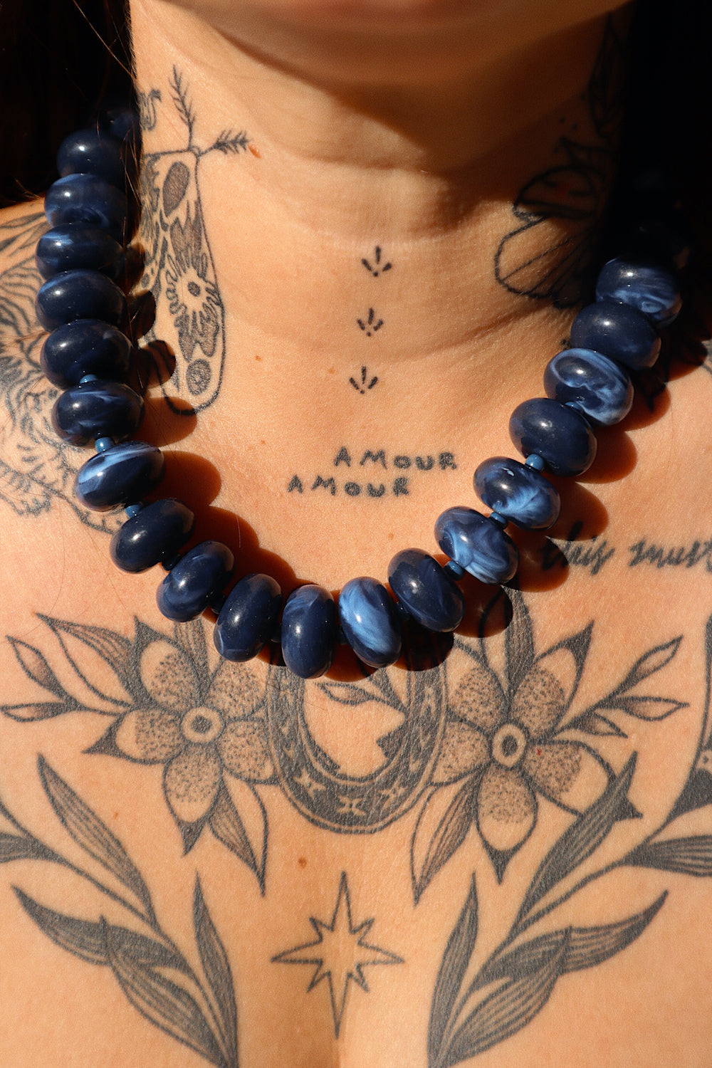 Capri Necklace- Midnight Blue