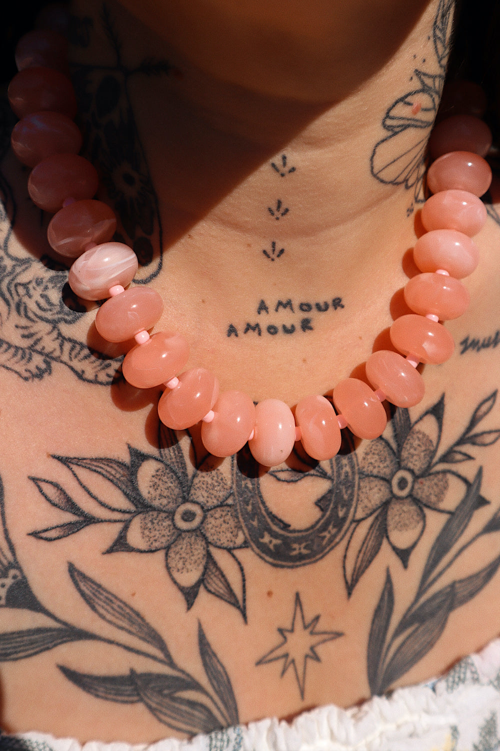 Capri Necklace- Coral