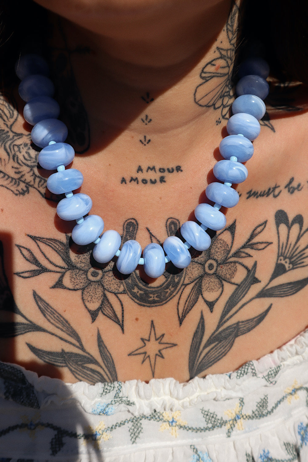 Capri Necklace- Sky
