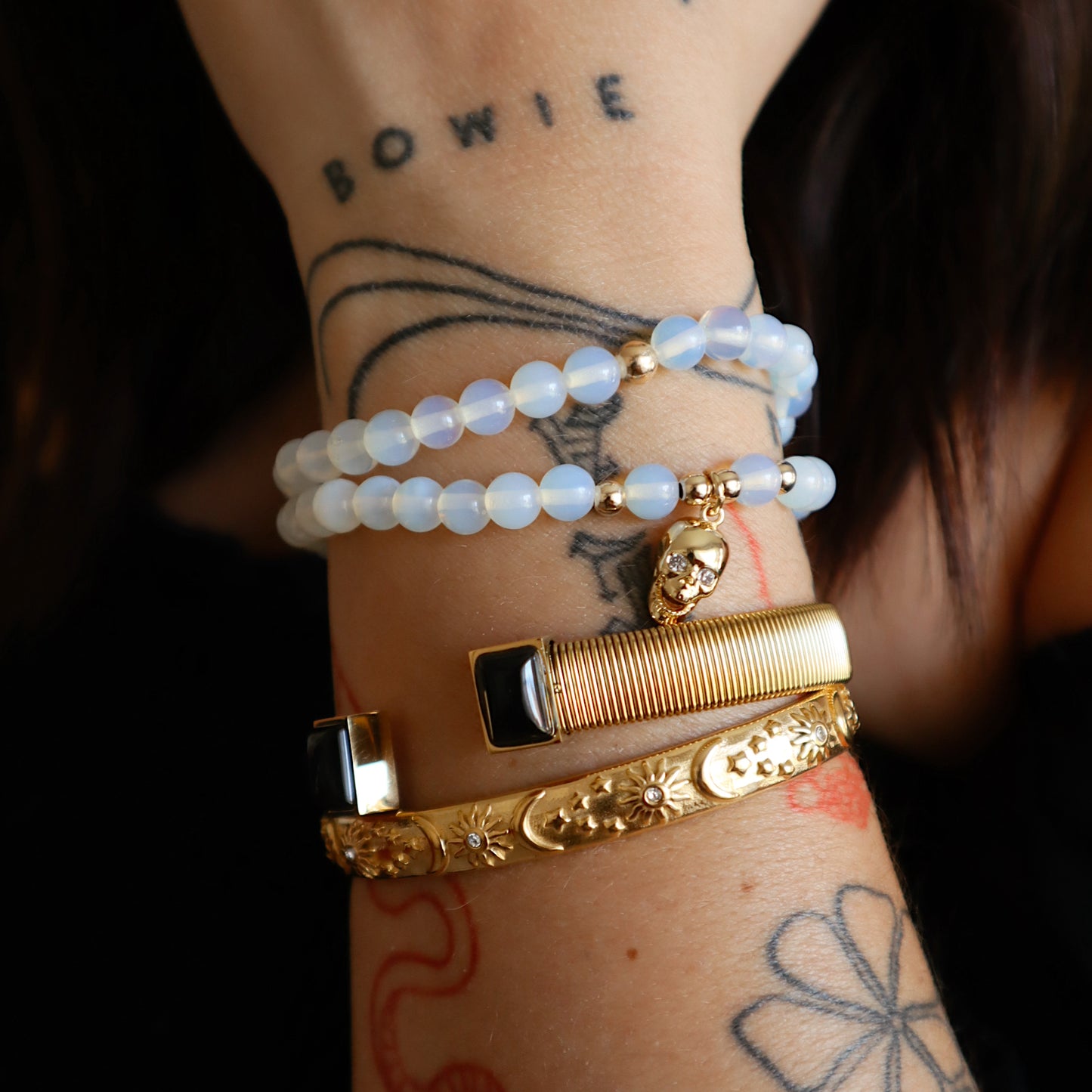 Casper Smoke Agate Stacker