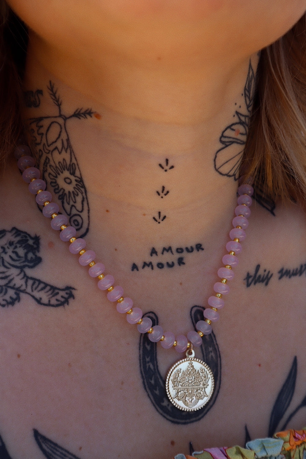 Cruz Necklace- Violet