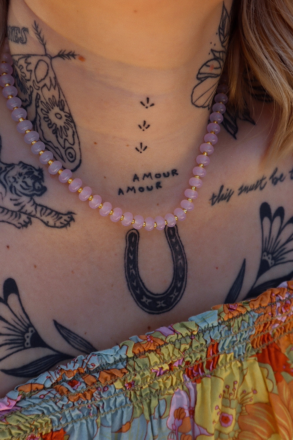 Cruz Necklace- Violet
