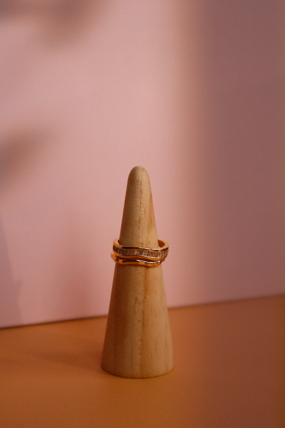 Esther Double Band Adjustable Ring