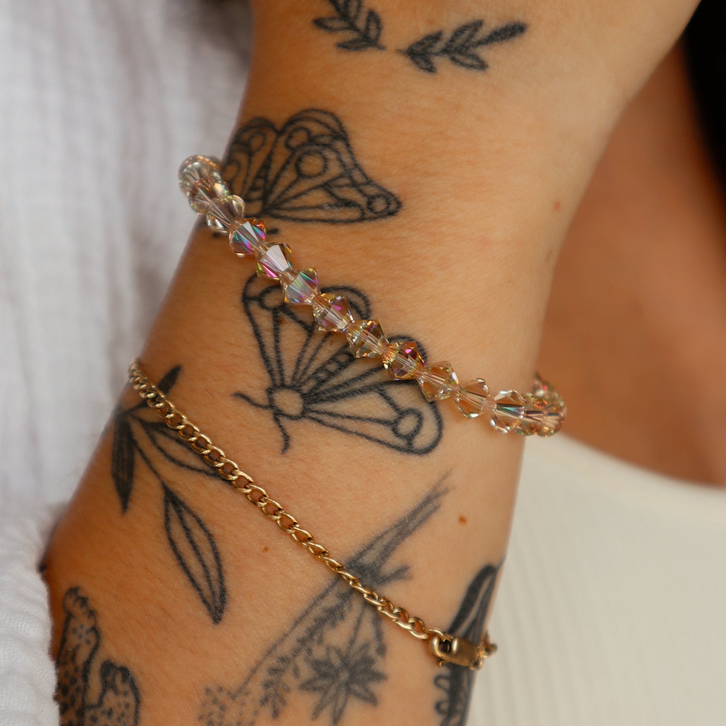 Evie Unicorn Swarovski Stacker