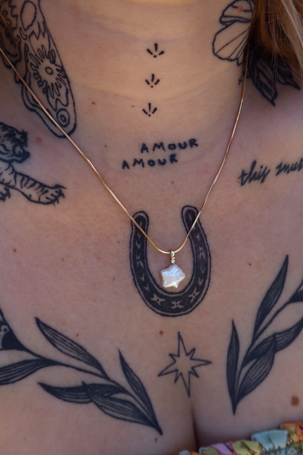 Florence Pearl Star Necklace