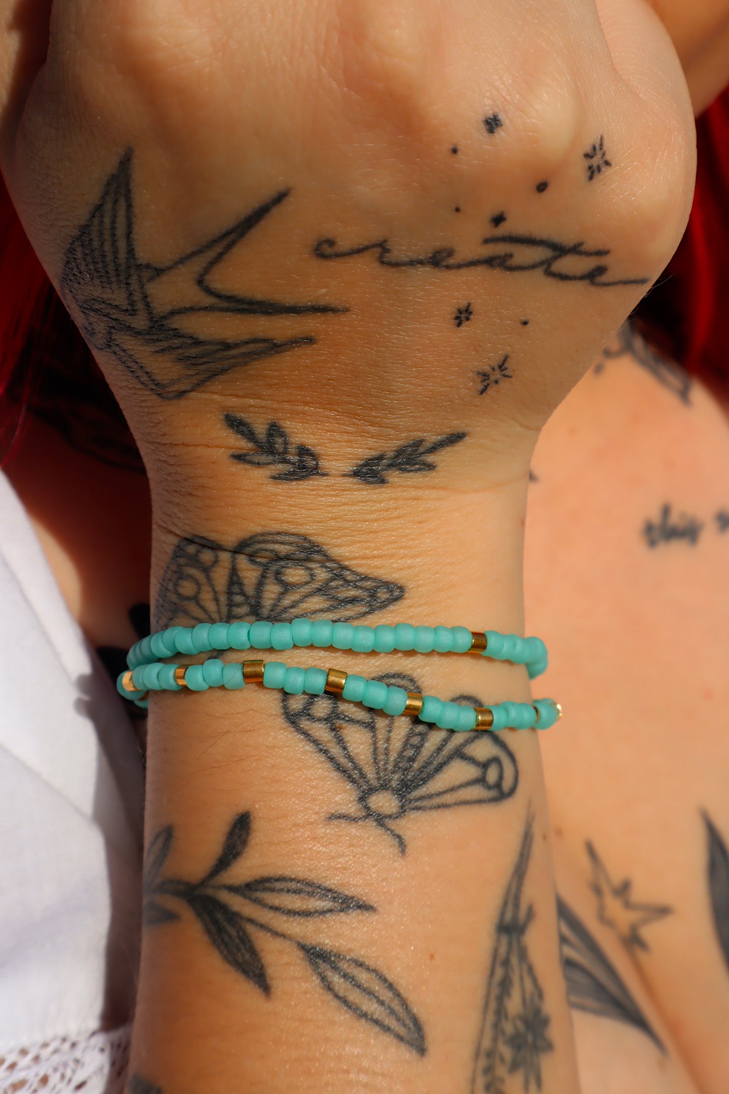 Matte Aqua Bitty Stacker