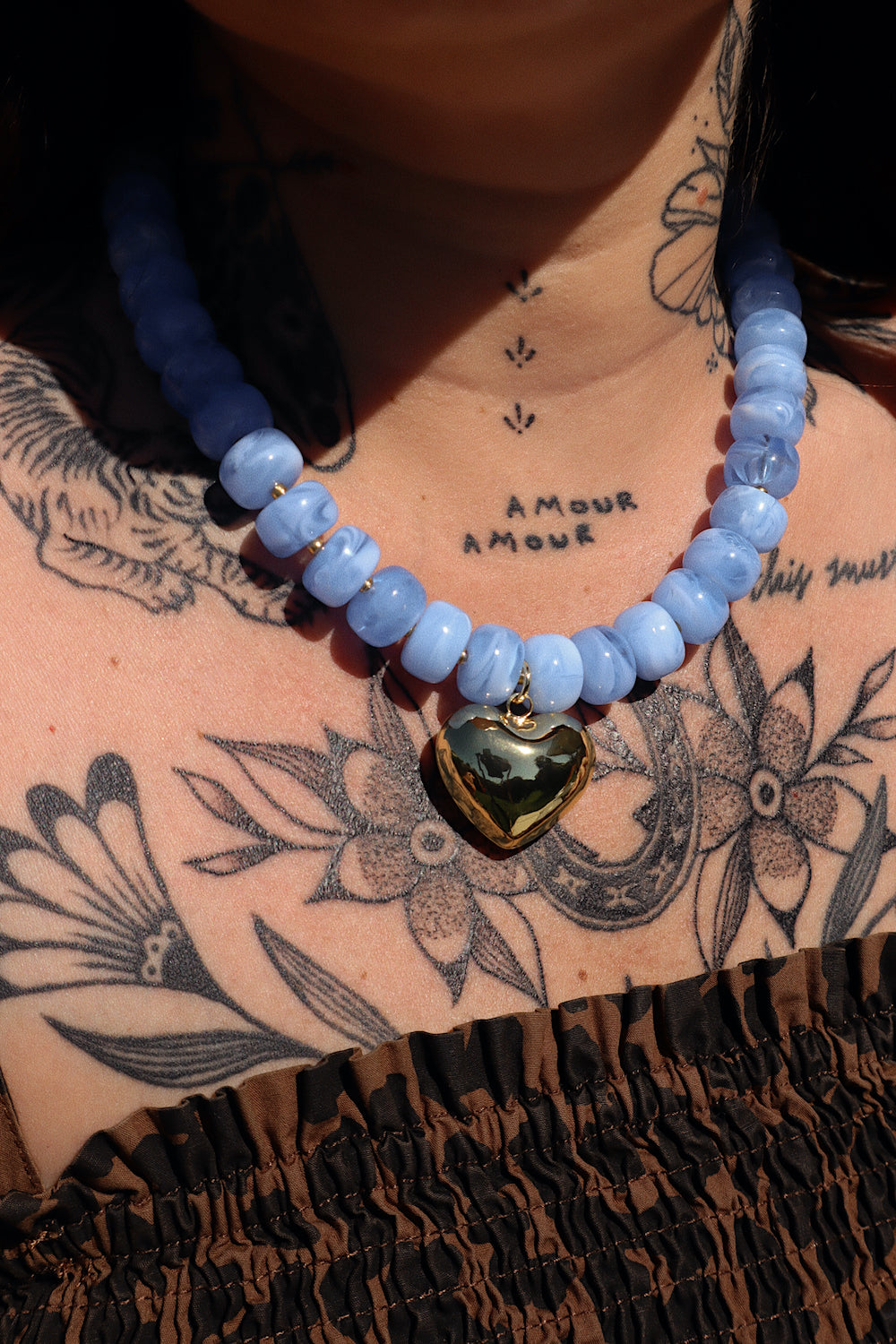 Maggie Necklace- Baby Blue