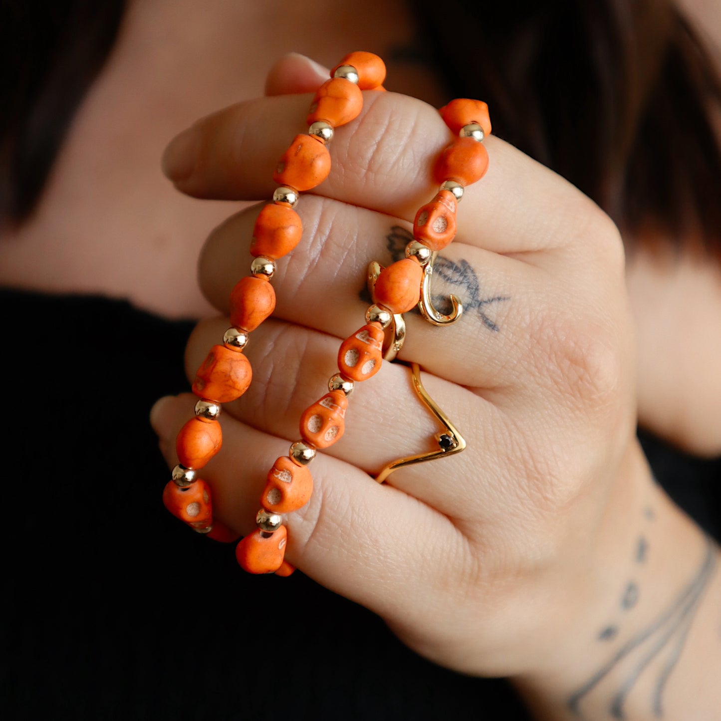 Pheonix Skull Stacker - Pumpkin