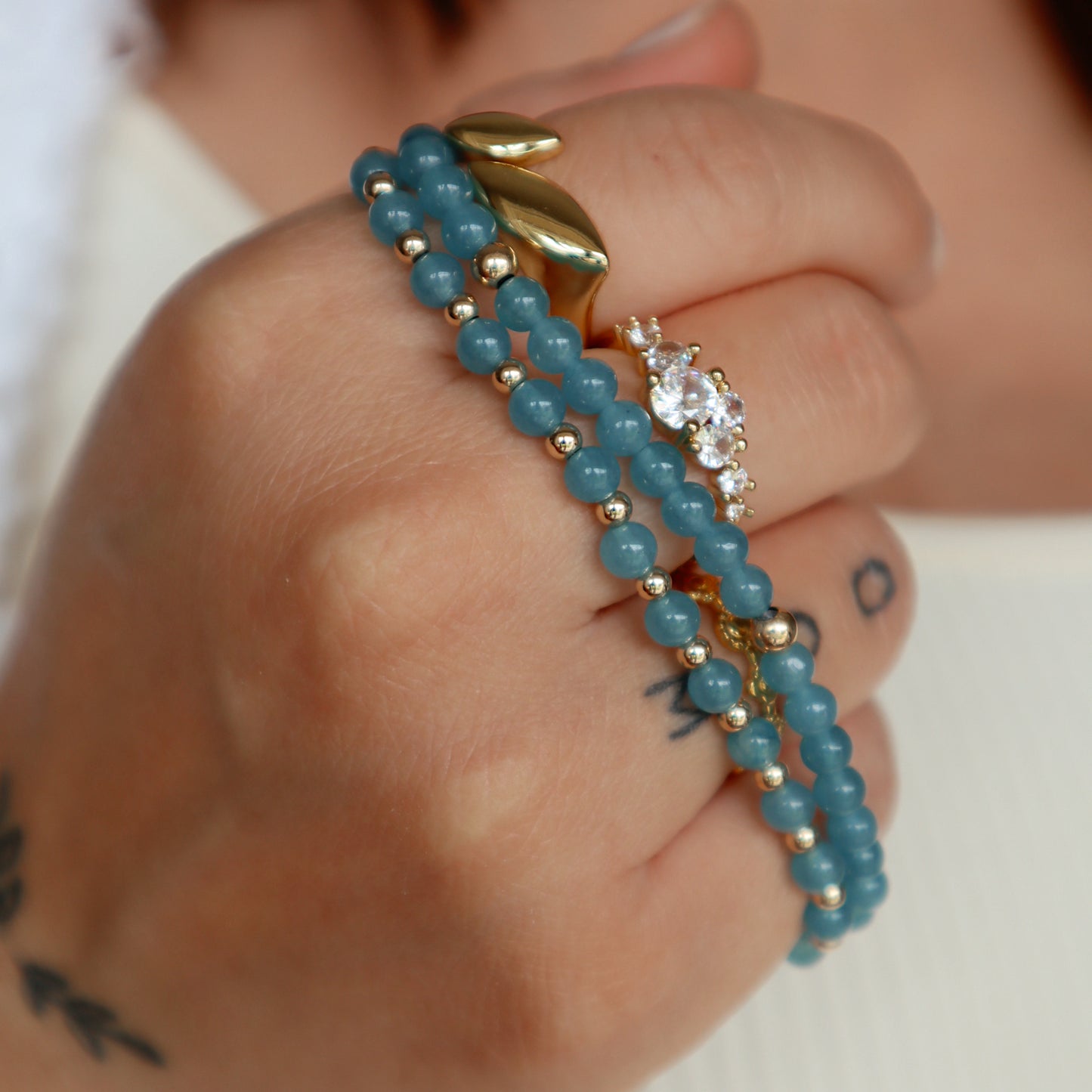 Rae Blue Bitty Stacker