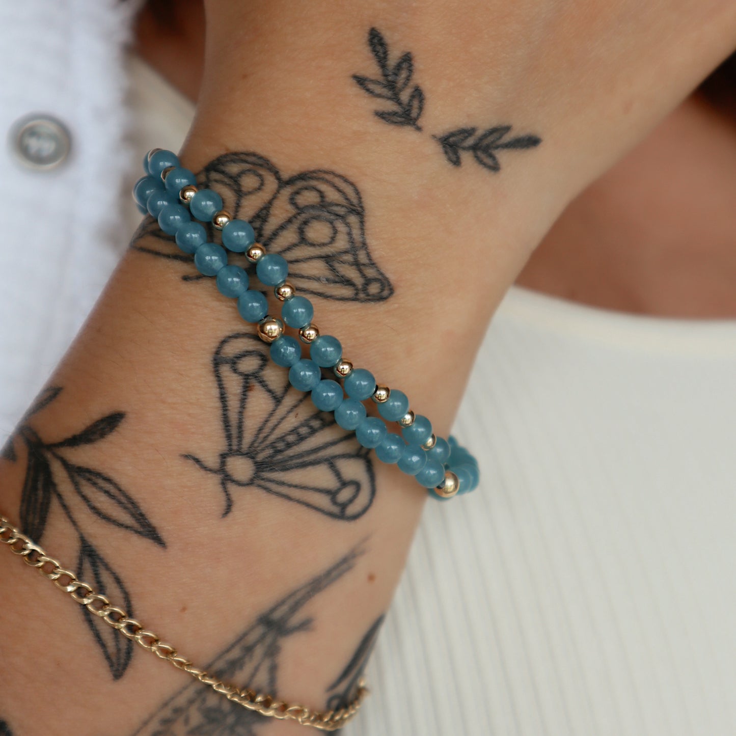 Rae Blue Bitty Stacker