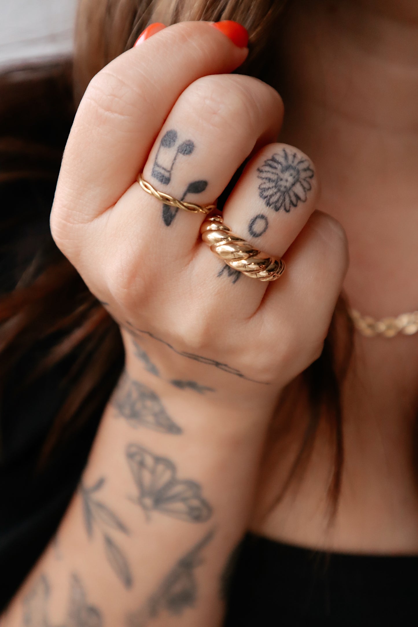 Rae Chunky Croissant Ring