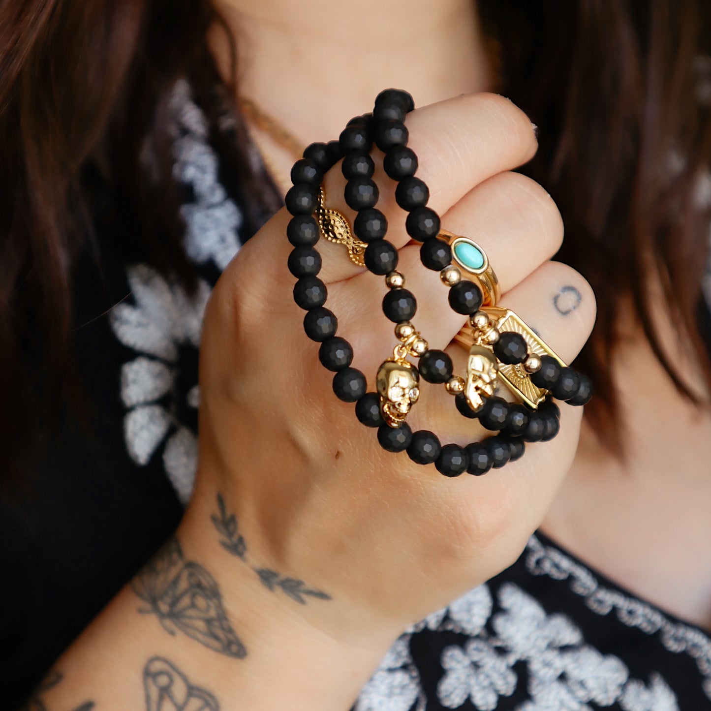 Shay Matte Black Stacker