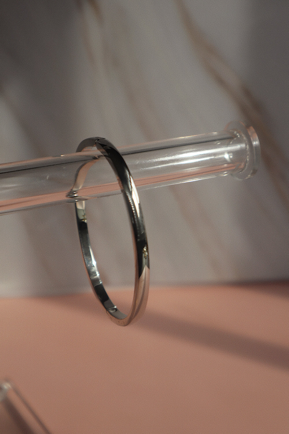 Silver Click-In Bangle