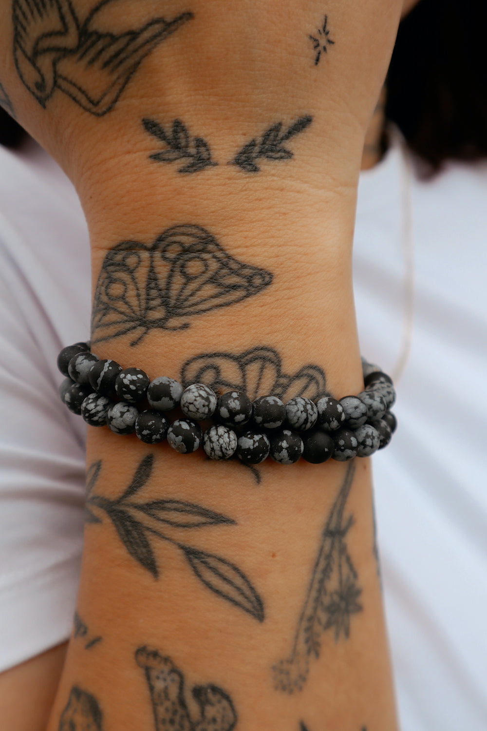 Matte Black Vein Jasper