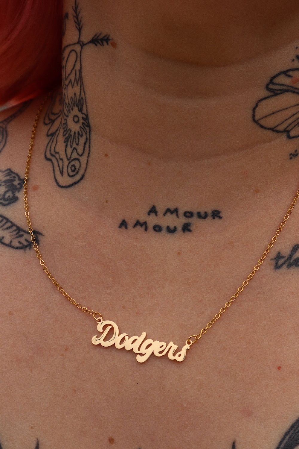 Poppy Custom Namebar Necklace - Retro