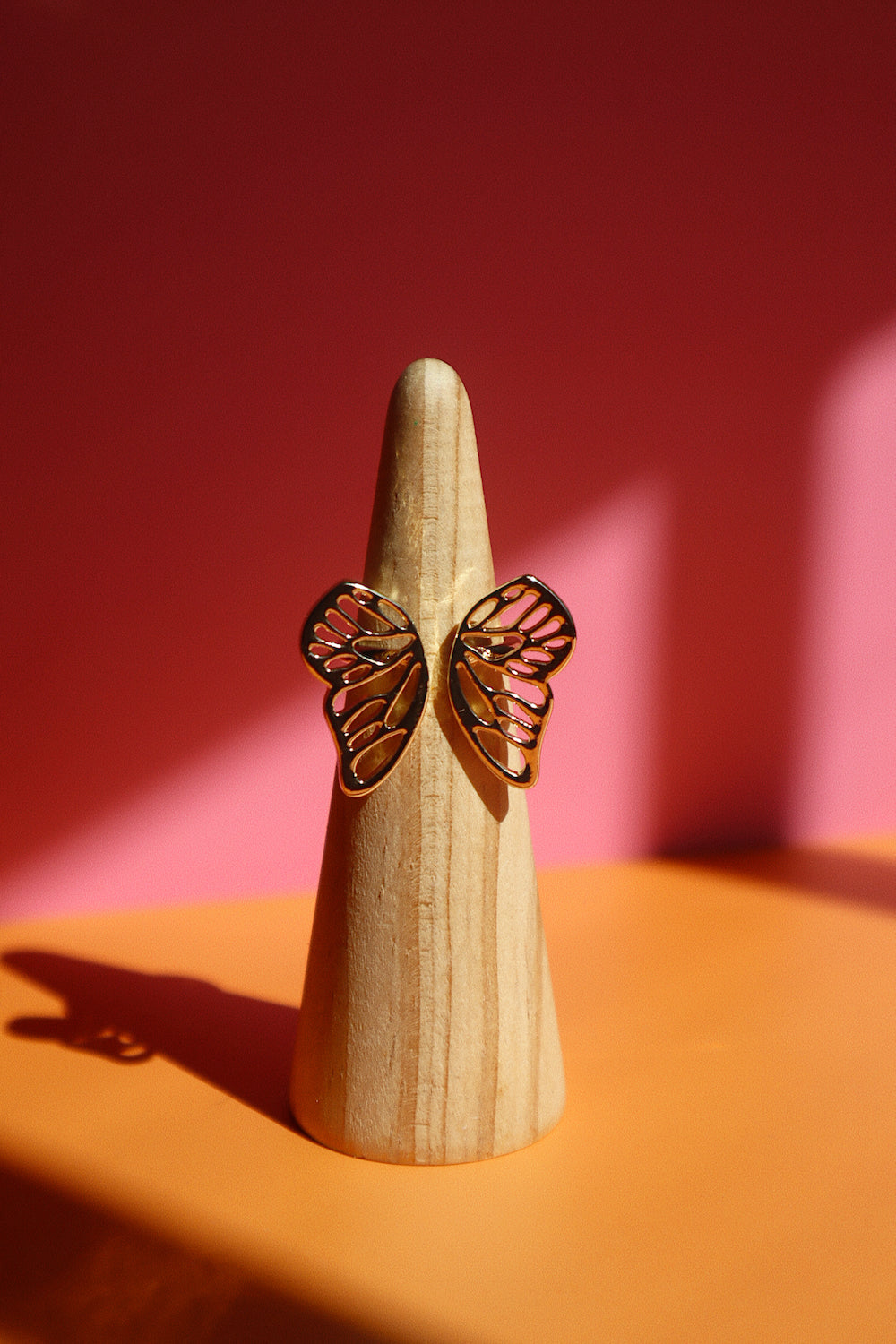 Adjustable Butterfly Ring