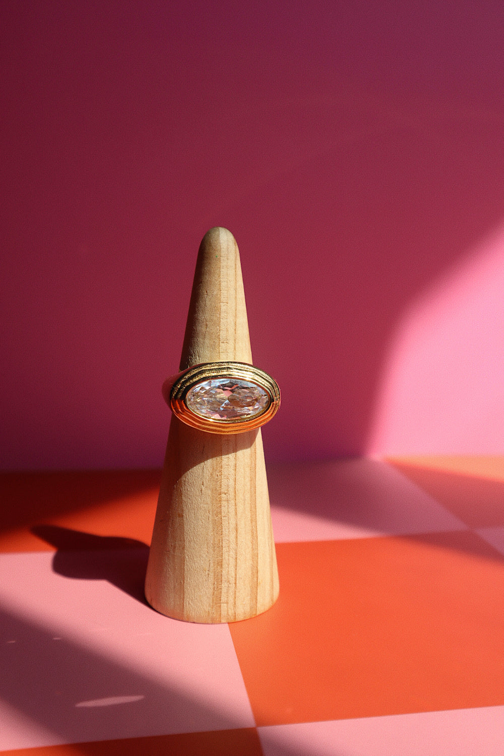 Oval Statement Ring- Size 8
