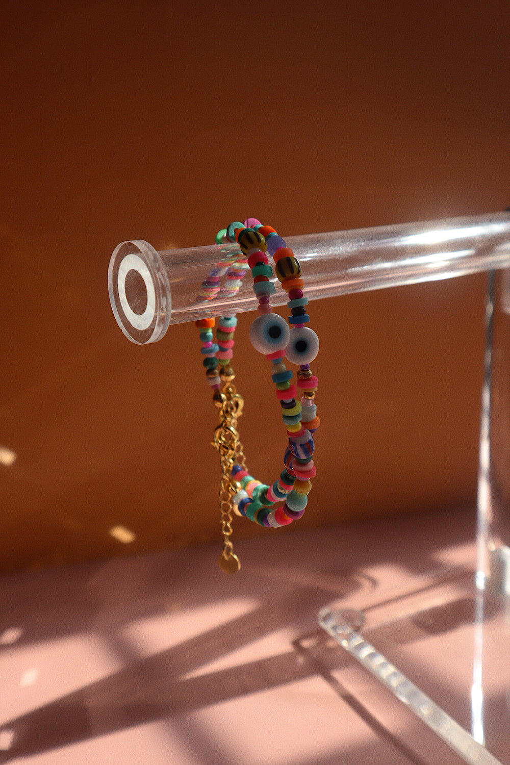 Rainbow Evil Eye Bracelet