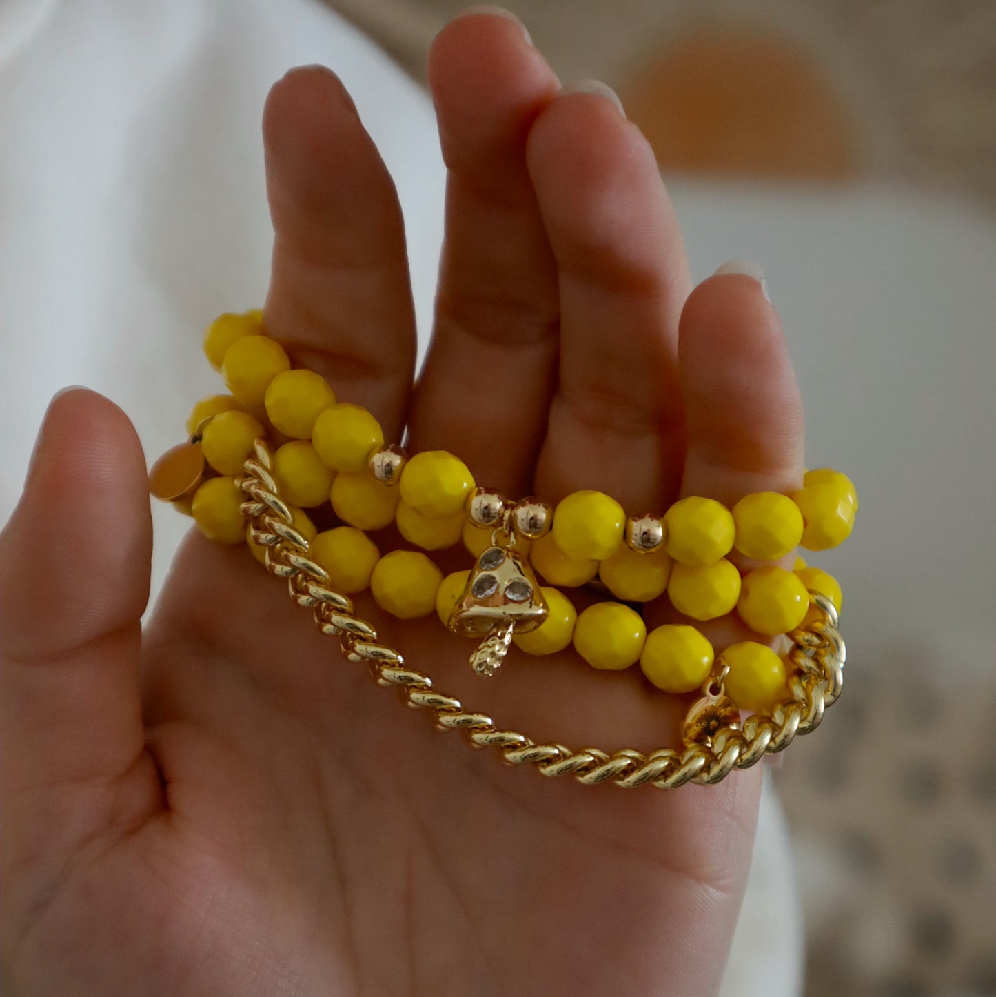 Neon Yellow Swarovski- RTS