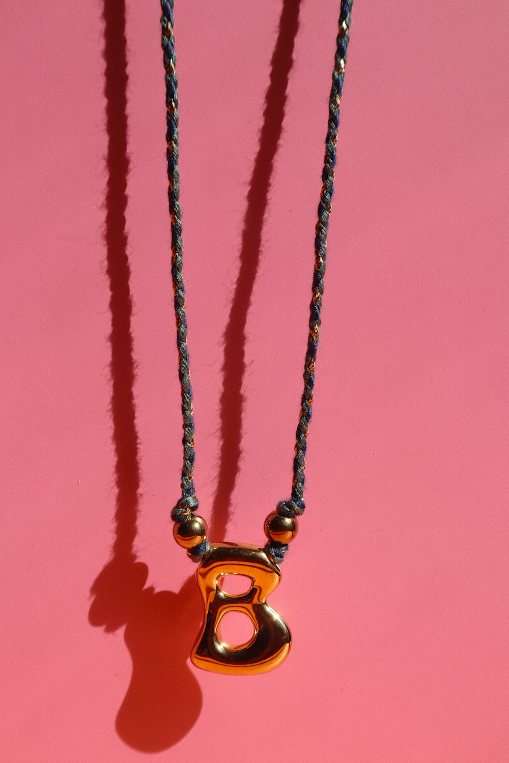 Olive Braided Necklace- B