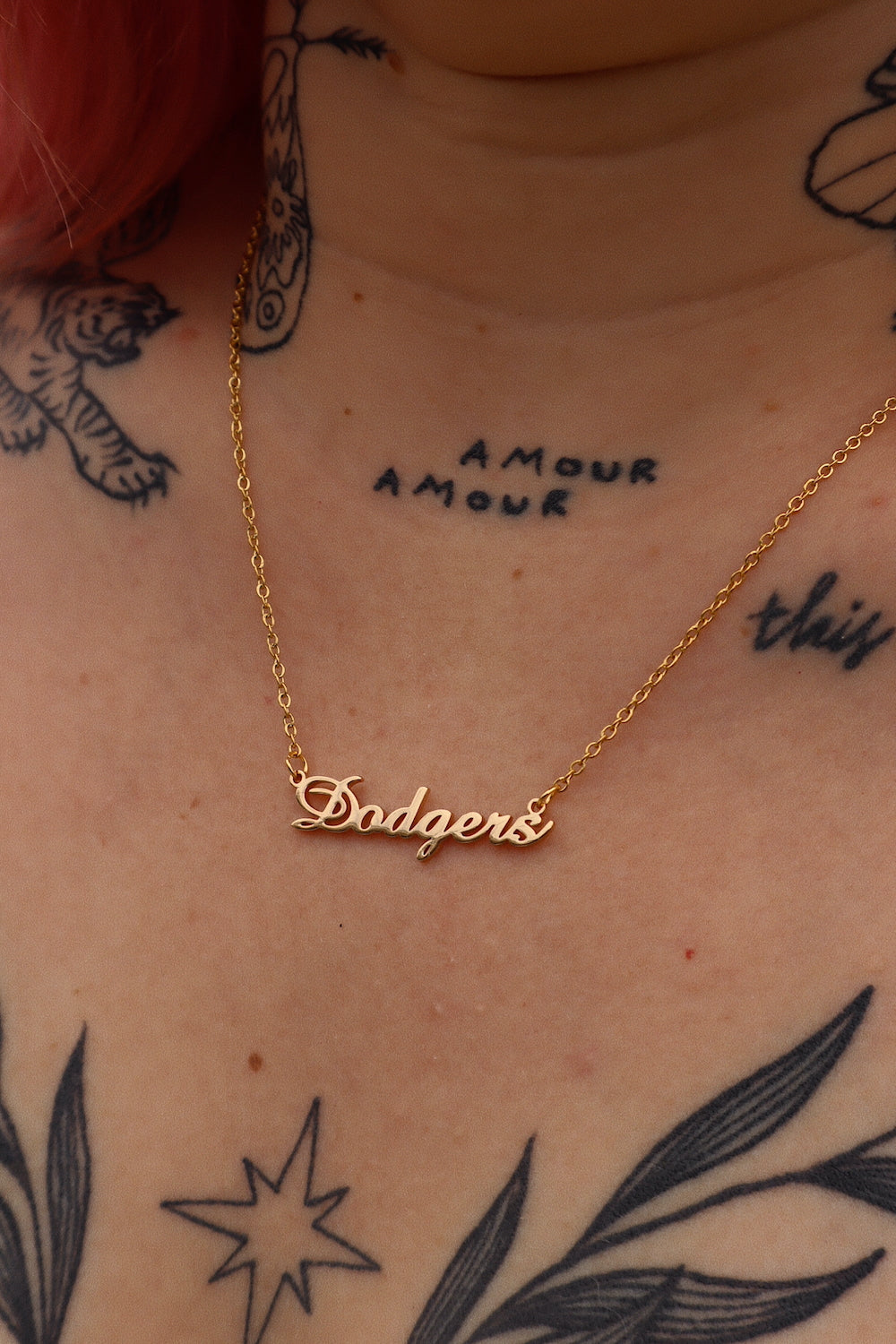 Poppy Custom Namebar Necklace - Ashlee Script