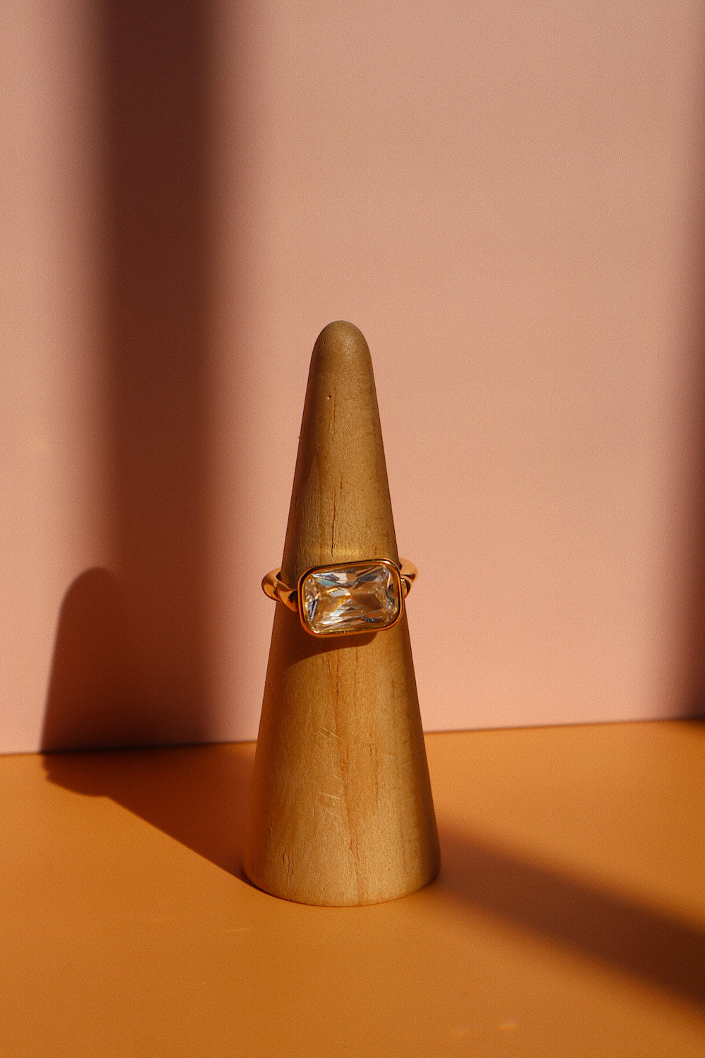 Rectangle CZ Bezel- Size 8