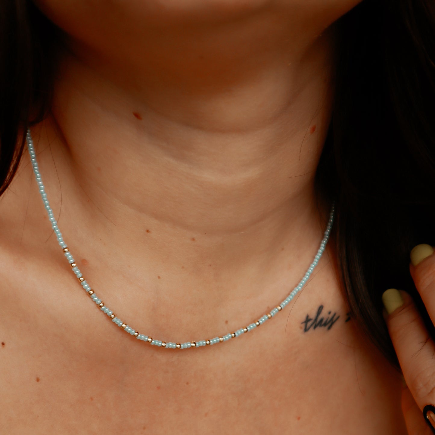 The Dayton Choker- Azure