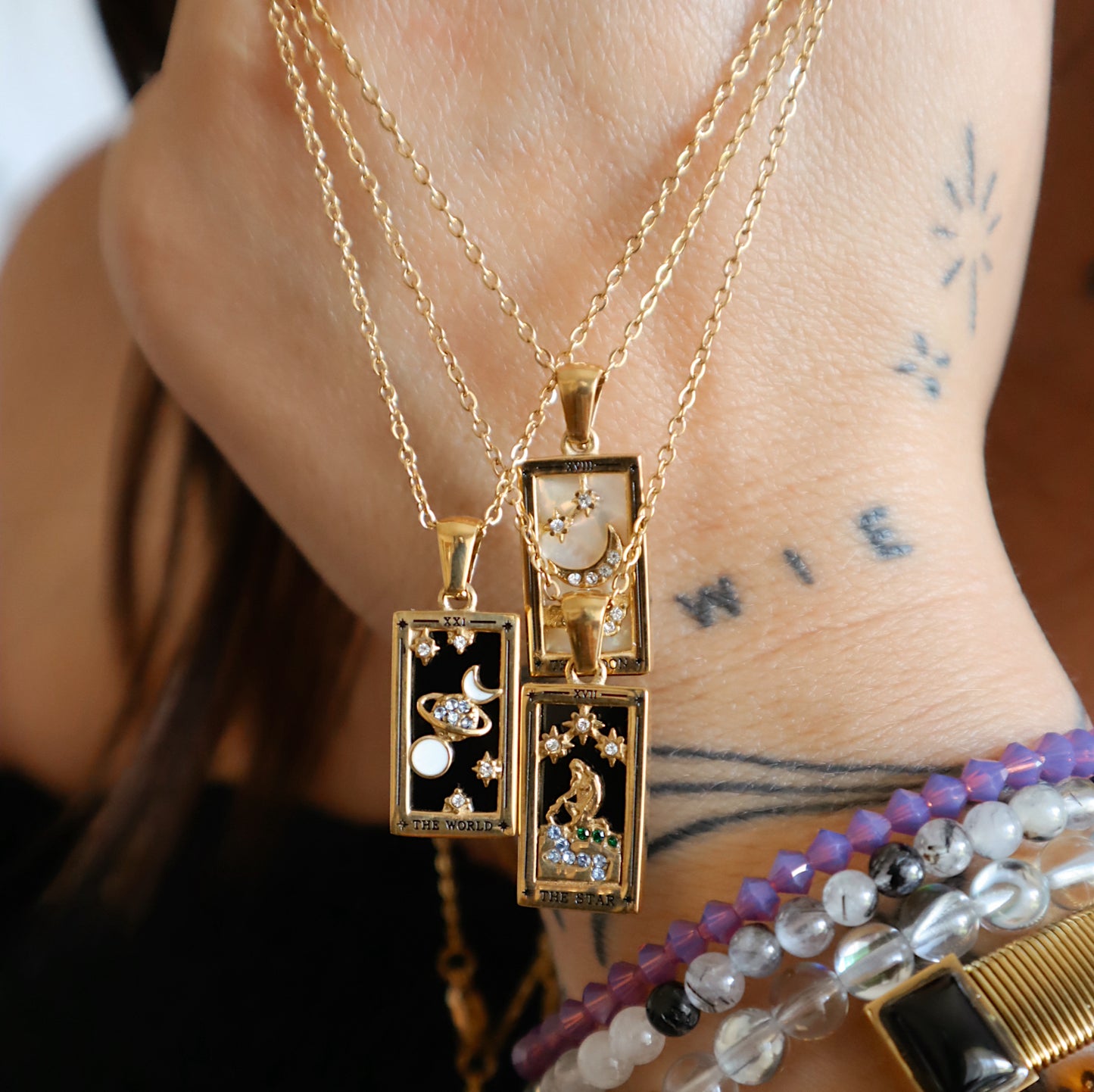 The High Priestess Tarot Necklace