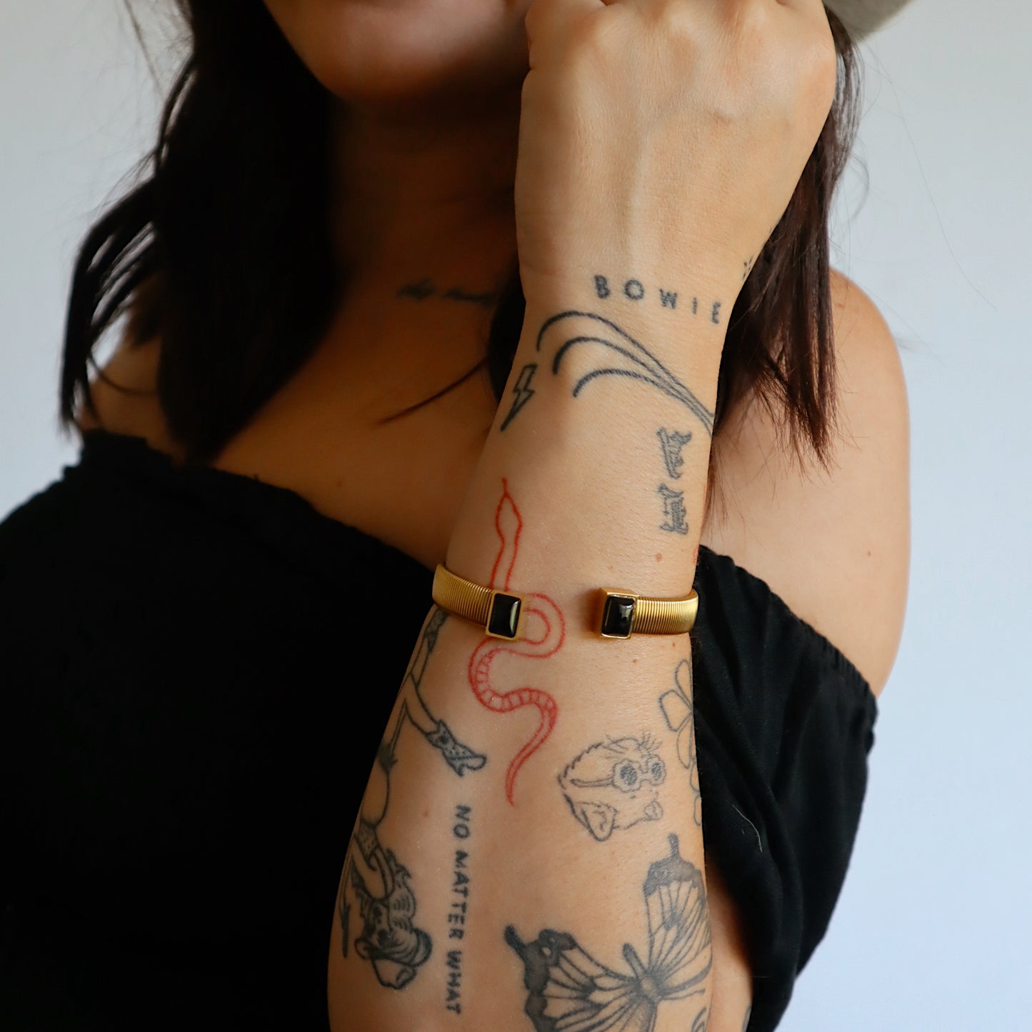 The Merle Bangle- Onyx
