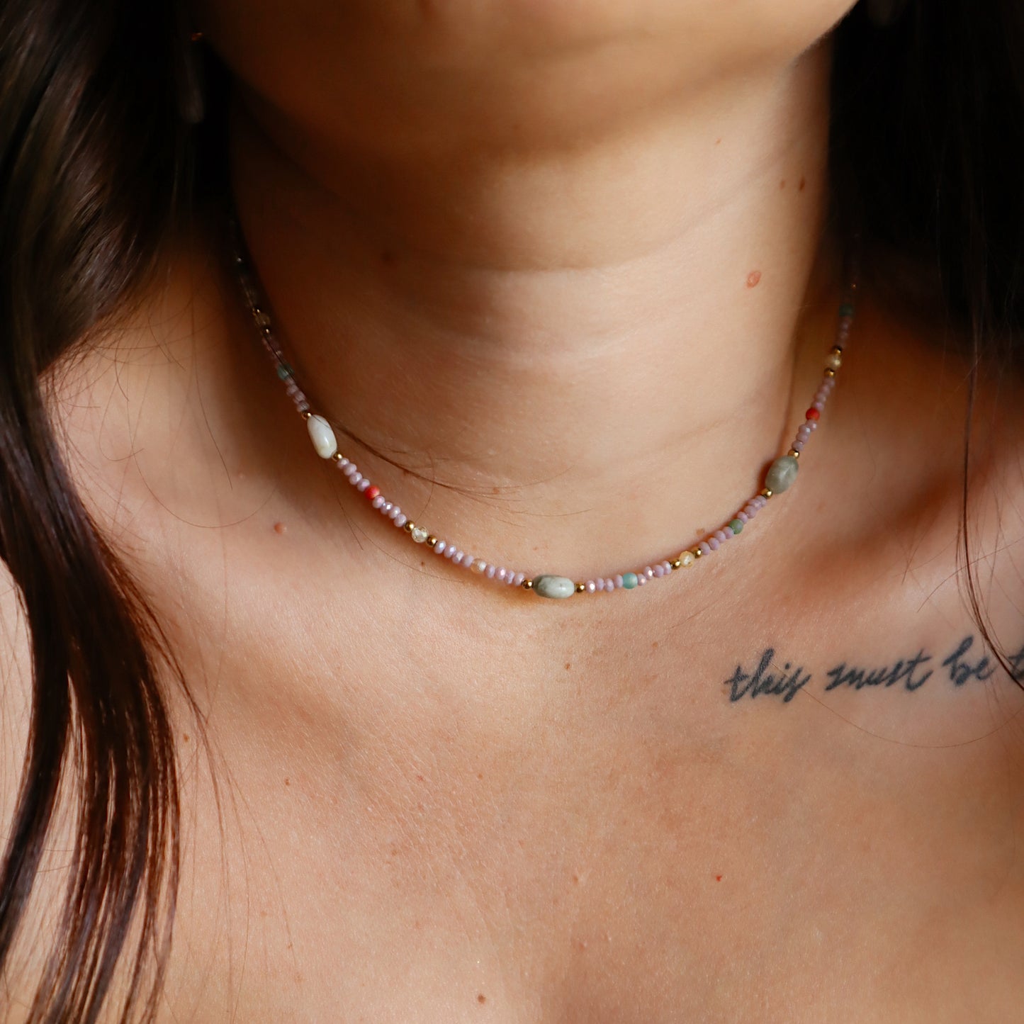The Strider Necklace- Lilac
