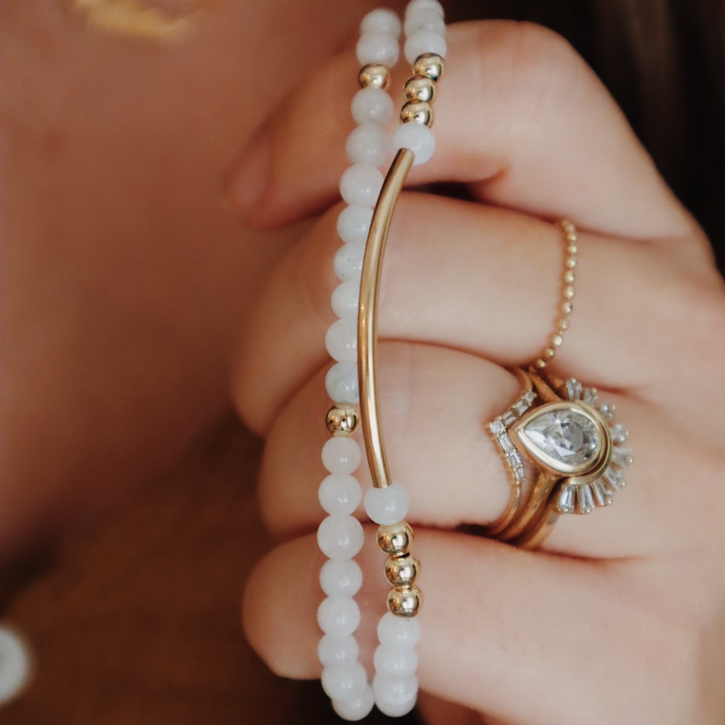 Diana Moonstone Bitty Stacker