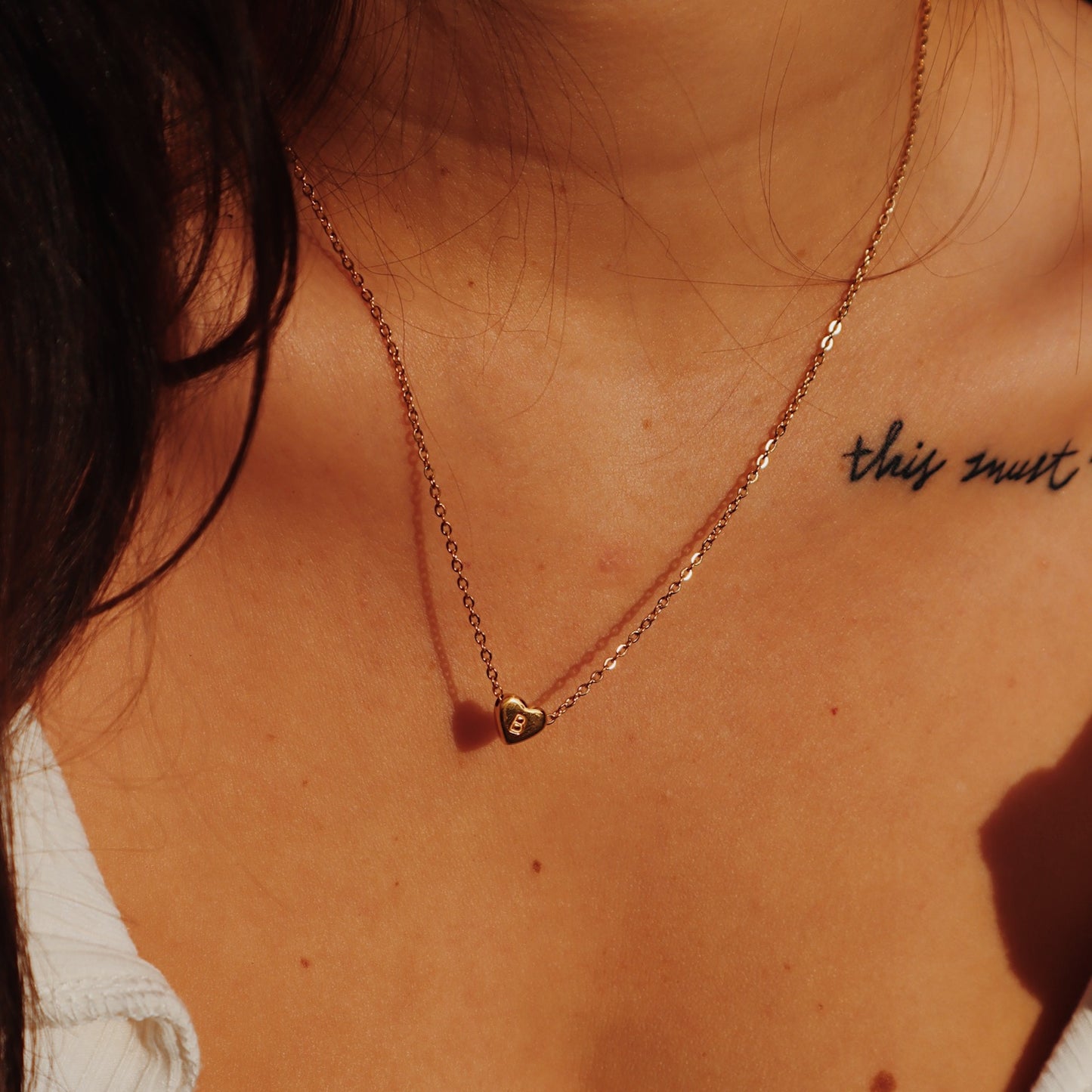 The Love On Top Initial Necklace
