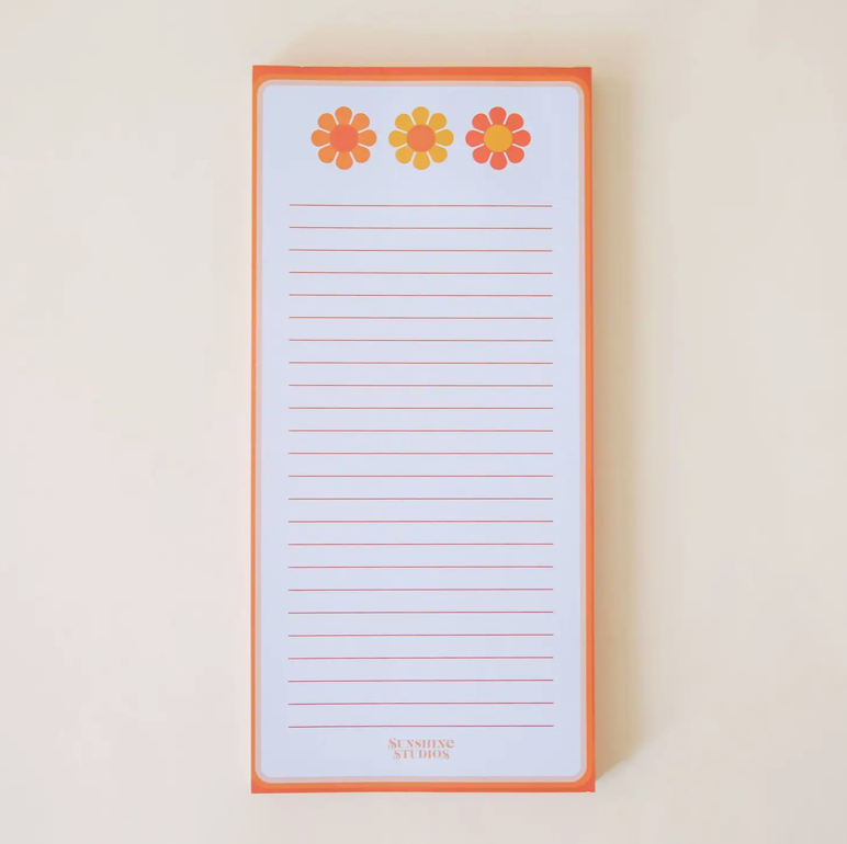 Three Daisy Notepad