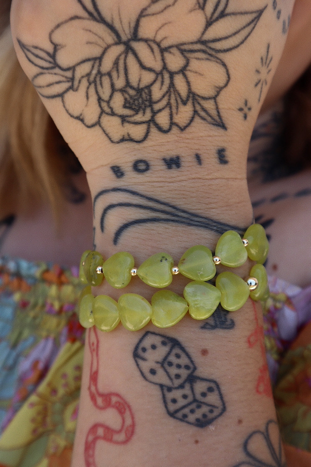 Alani Chartreuse Heart Stacker