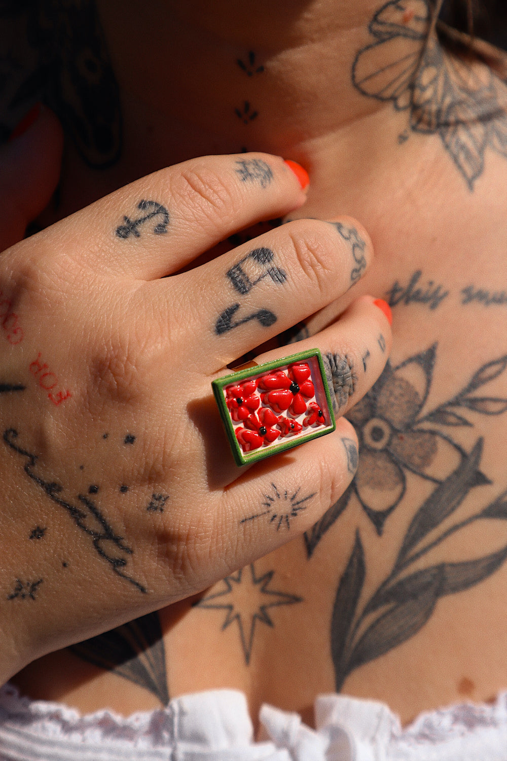 Alma Adjustable Statement Ring