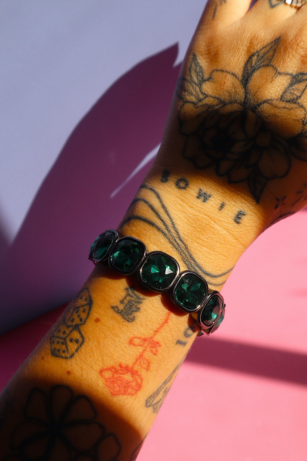 The Amber- Emerald/Gunmetal