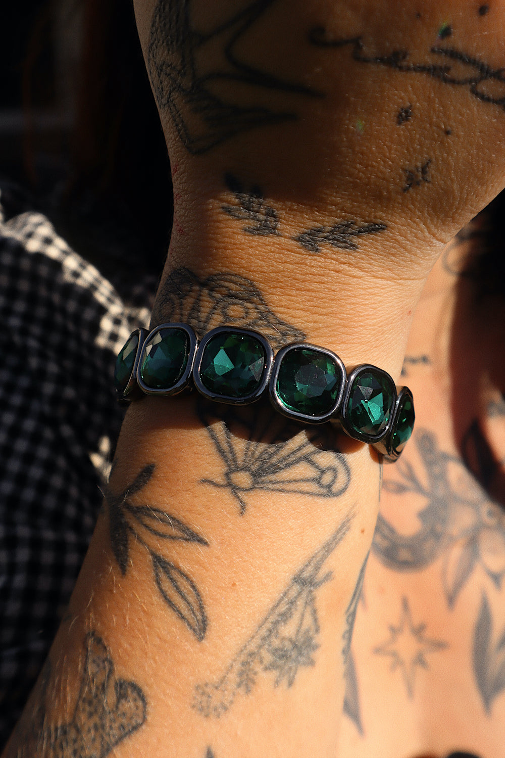 The Amber- Emerald/Gunmetal