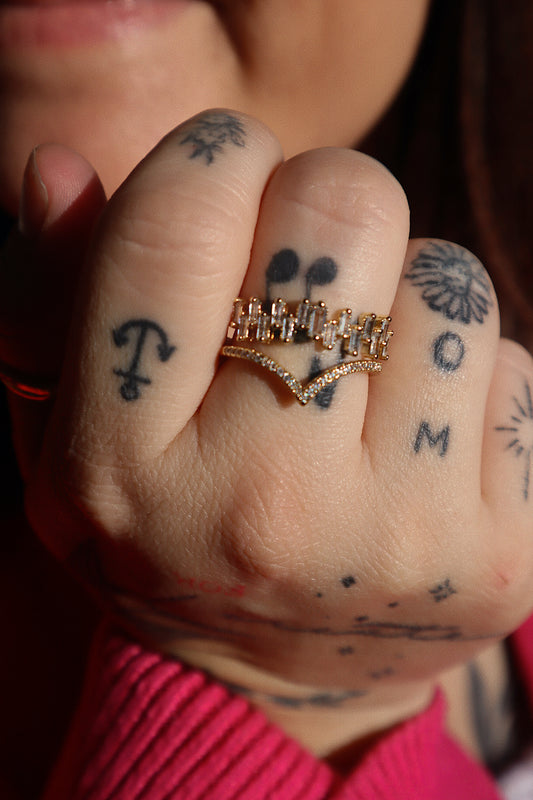 Aria Double Adjustable Ring