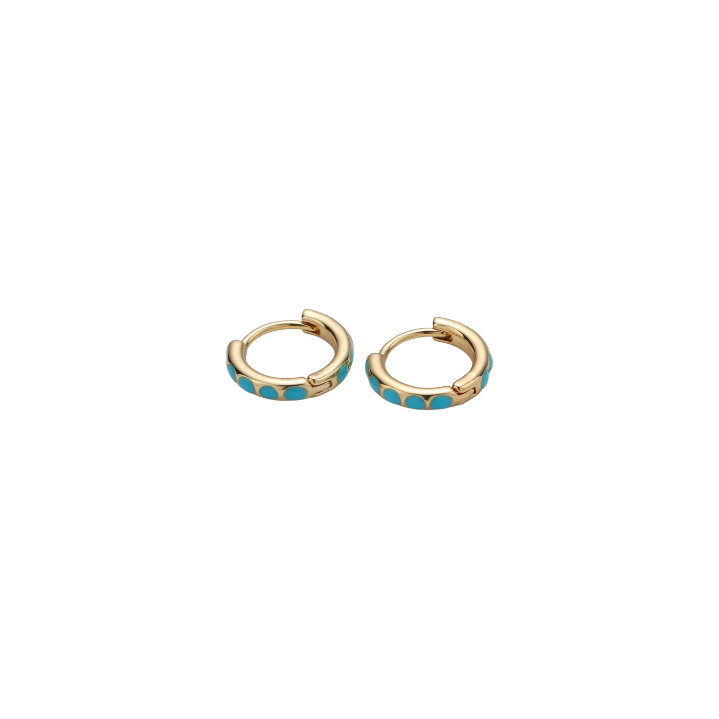Astrid Turquoise Huggie