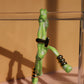 Camp Initial Bracelet- Neon Green