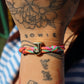 Camp Initial Bracelet- Sherbet