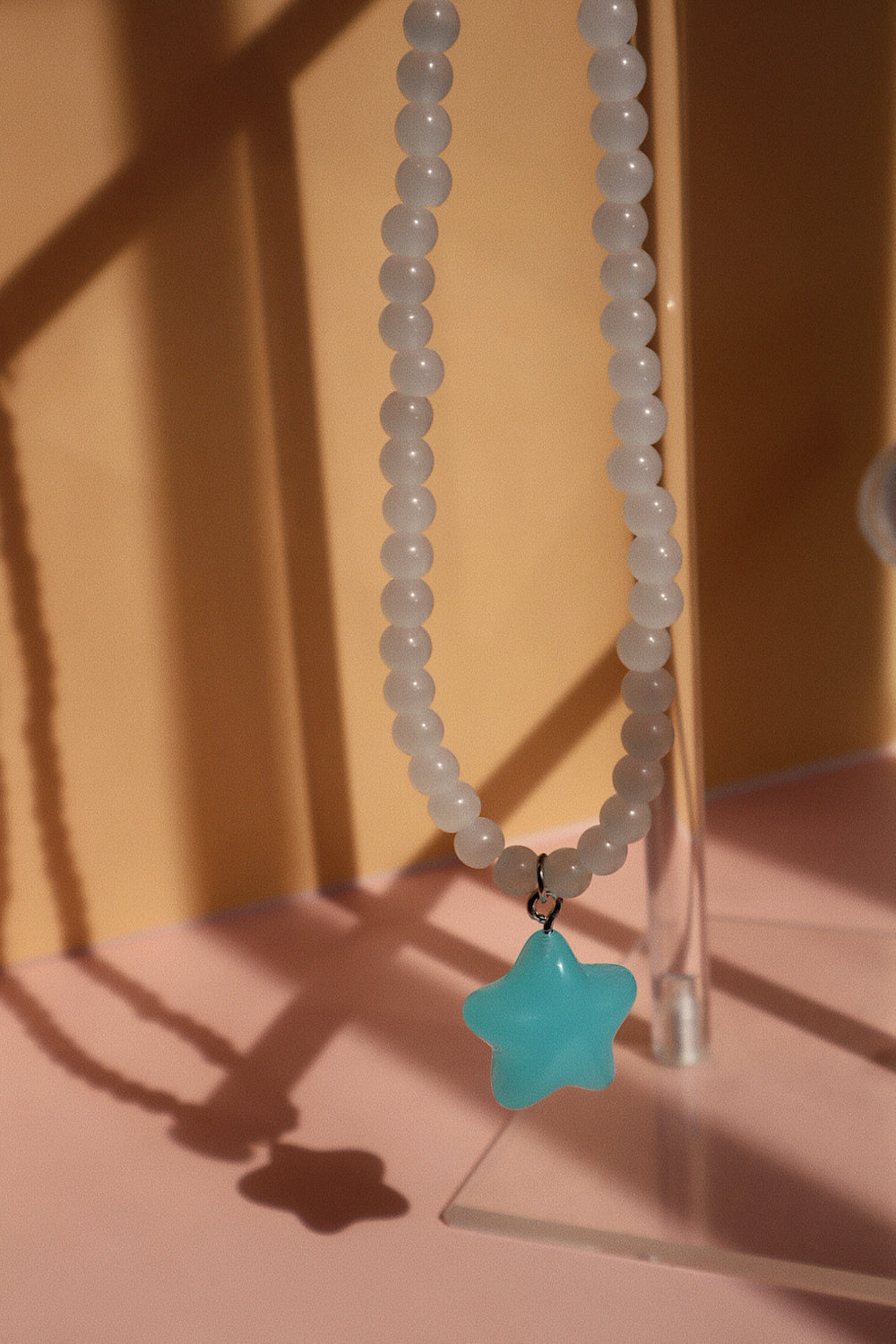 Clueless Necklace- Aqua