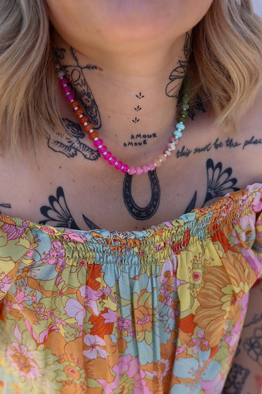 Cruz Necklace- August