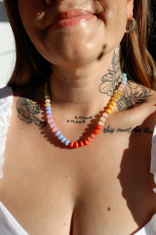 Cruz Necklace- Sunrise