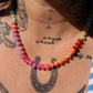 Cruz Necklace- Cotton Candy