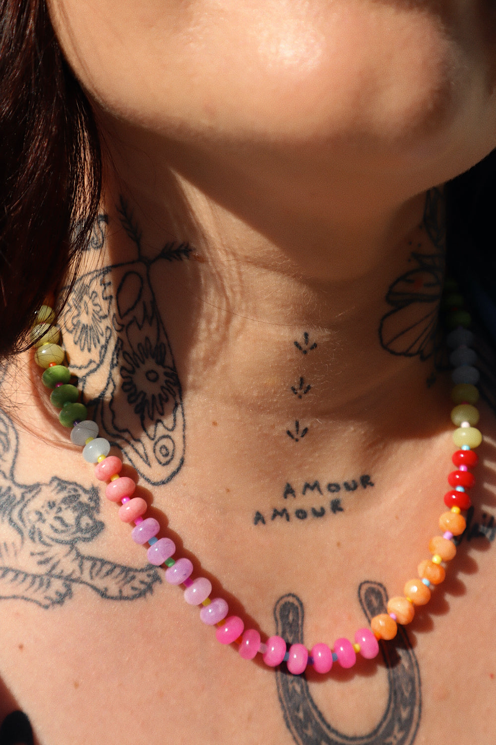 Cruz Necklace- Cotton Candy