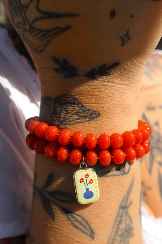 Freddie Burnt Orange Stacker