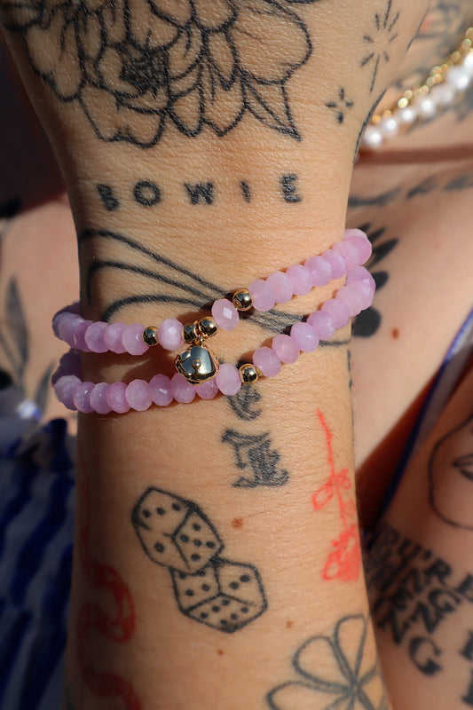 Granada Lilac Agate Stacker