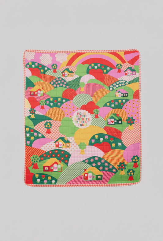 Favorite Faces & Places Quilted Blanket